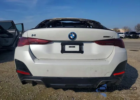 2025 BMW I4 Edrive 40 from USA, damaged, VIN WBY23HD0XSFV82731